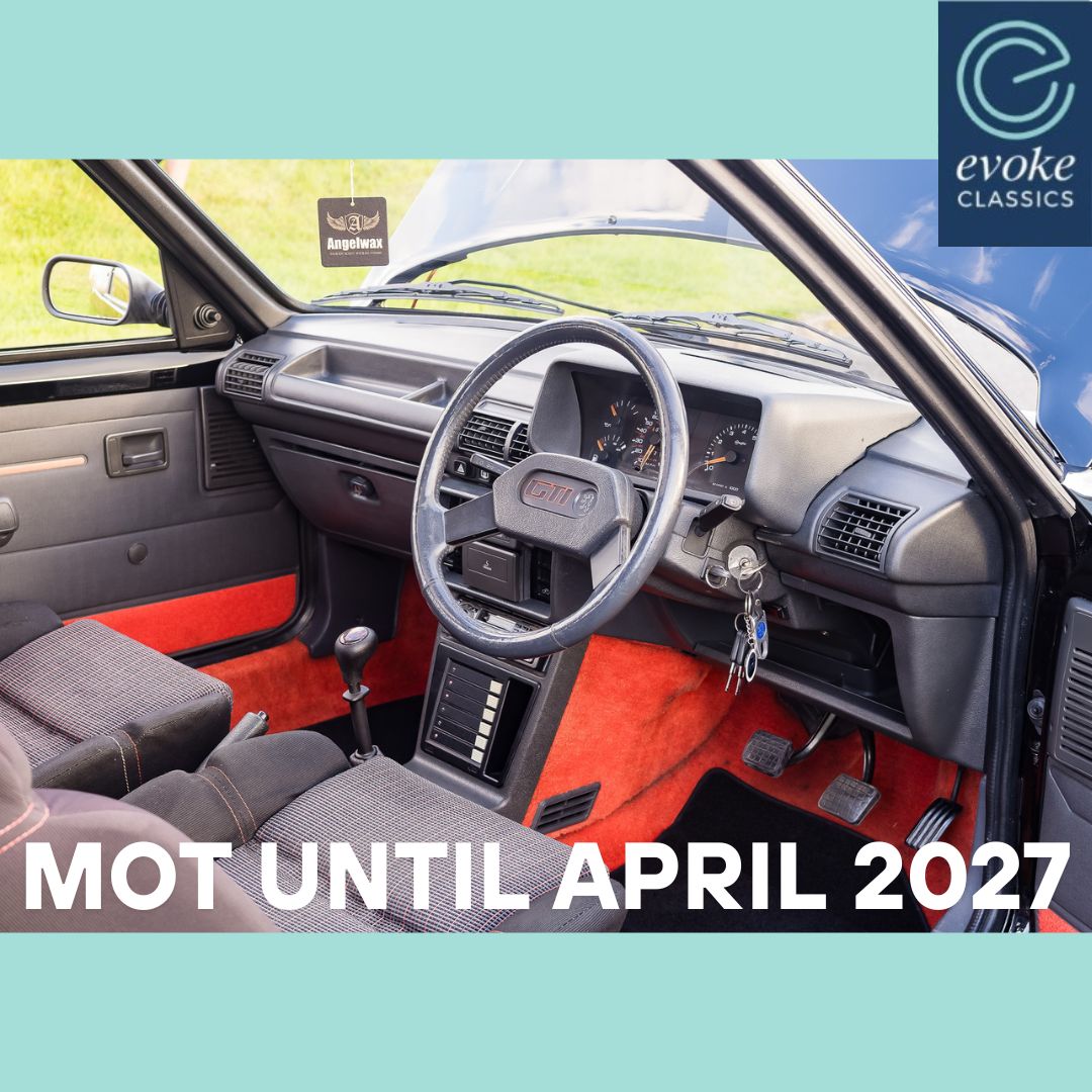 EvokeClassics's tweet photo. LIVE AT AUCTION
1986 Peugeot 205 GTi 1.6 Phase 1
https://t.co/fwIjtWaXl1
Desirable 115bhp Phase 1
Odometer shows approx. 70k miles
Stored between 2011 - 2020
Recent, bare metal restoration
MOT until April 2027
#Peugeot205GTi #205GTi #Peugeot205 #205GTi16 #PeugeotGTi https://t.co/cJeu7qYBkC
