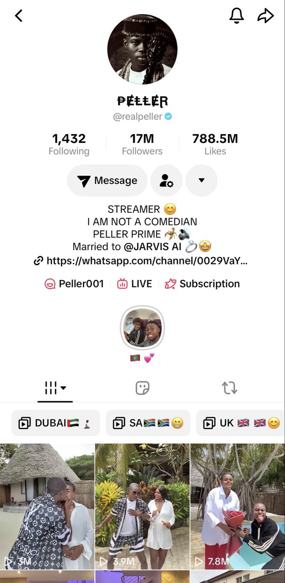 ForPeller's tweet photo. Peller not just a streamer anymore. He’s a whole moment. Africa’s biggest for a reason 🤯

At this rate he’ll hit 20M before year end even with “low activity” 😂 https://t.co/3Yrik9Rwhz
