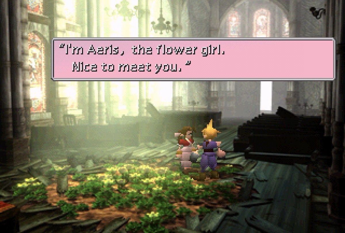sephurosu's tweet photo. aeris 😭😭😭 https://t.co/xi93qfuISd