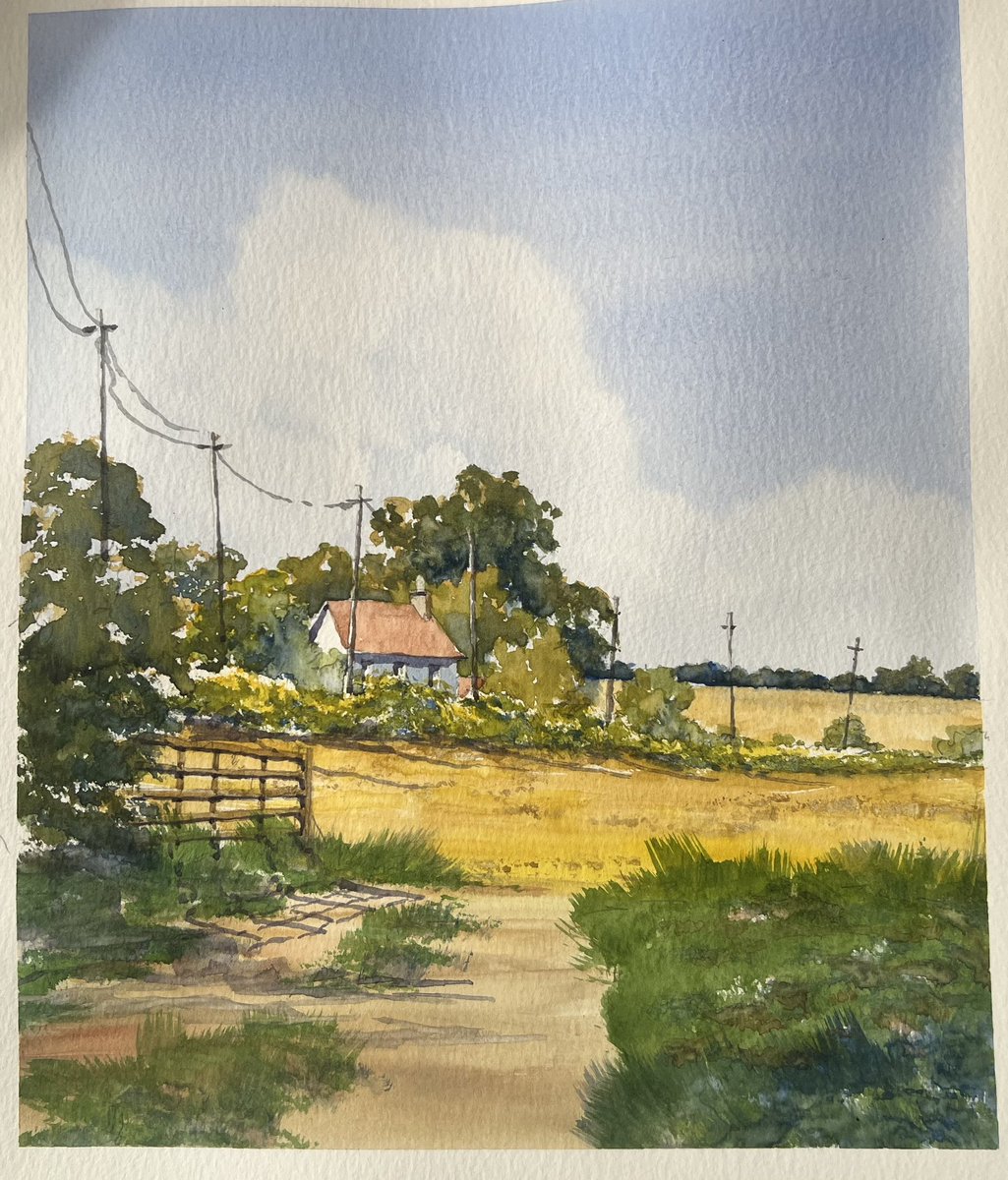 charlesevansart's tweet photo. Job done #watercolour https://t.co/KehBpskQ4n https://t.co/es5eoqloo3