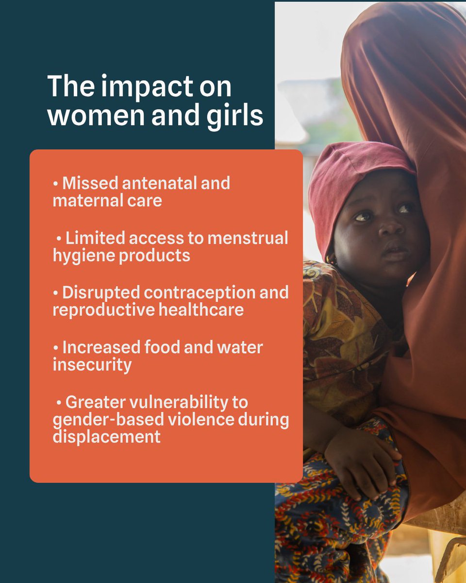 womeninGH's tweet photo. You’ve heard of El Niño. But what does it mean for women’s health?

Extreme weather can disrupt food, water and healthcare, increasing risks for women and girls.

Climate change affects everyone, but not equally. We need gender-responsive climate action.

#ClimateAndHealth https://t.co/aJDcIwvHq6