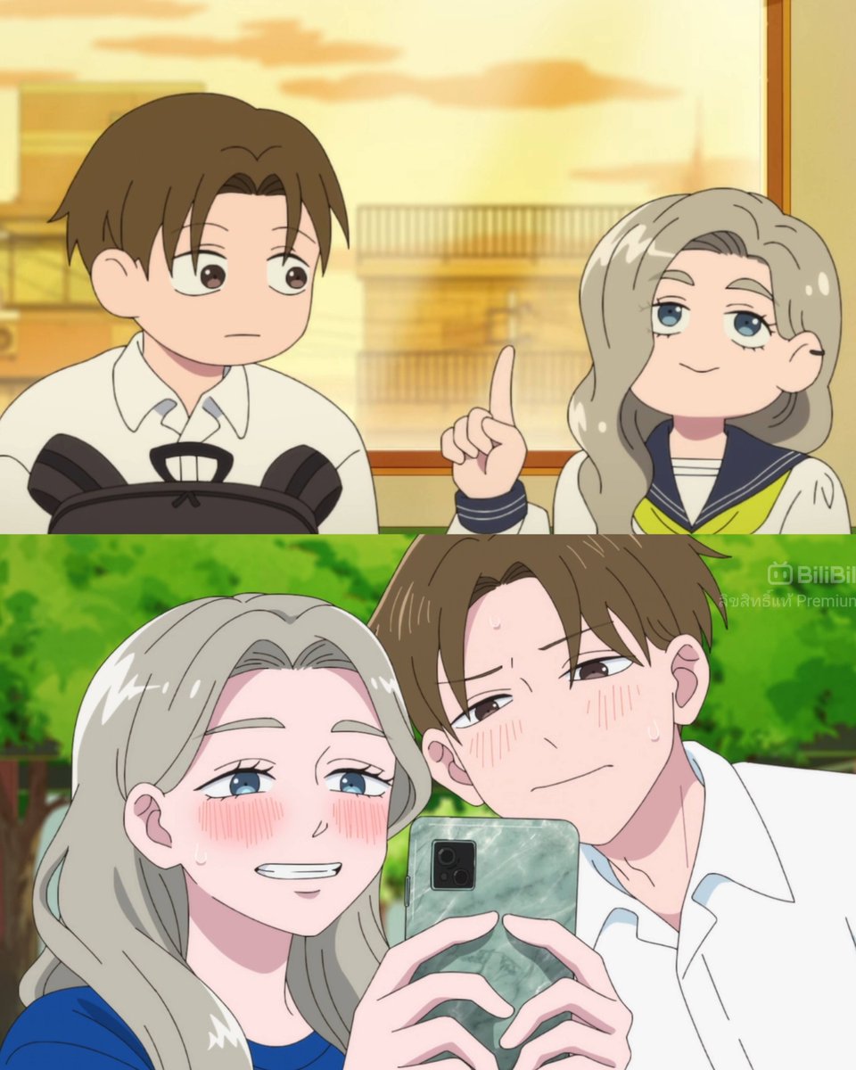 prxwbara's tweet photo. the chibi 🫳🏻🫳🏻      

the ship 💚💜 https://t.co/G8YhaI9xa0