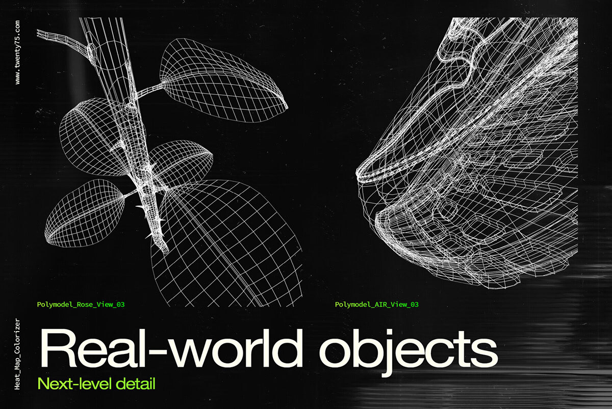 designeour's tweet photo. Polymodel is a huge pack of ultra detailed #wireframe images &amp; videos Designed by Oliver King. Created in #3D software for ultra- #realistic detail workflow  https://t.co/t3LIM9o3M4 https://t.co/KIgVvU2ceD