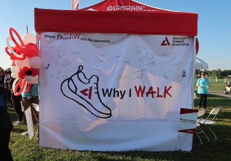 AmDiabetesAssn's tweet photo. Why do you walk? Maybe it’s for yourself, someone you love, or the millions of people affected by diabetes. Every Step Out® Walk participant has a reason for taking those steps, and we want to hear yours. Share your why in the comments and learn more at https://t.co/70dq9Fz5ME. https://t.co/Gm8yKJpE3w