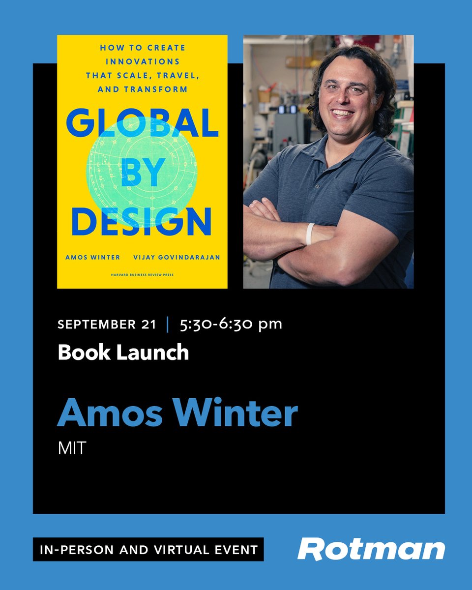 RotmanEvents's tweet photo. This September, head back to school with Rotman Events. Hear from leading thinkers, bestselling authors and a Nobel laureate exploring ideas shaping our world. Explore: https://t.co/DUc9KB3TCR https://t.co/LF2vSeljph
