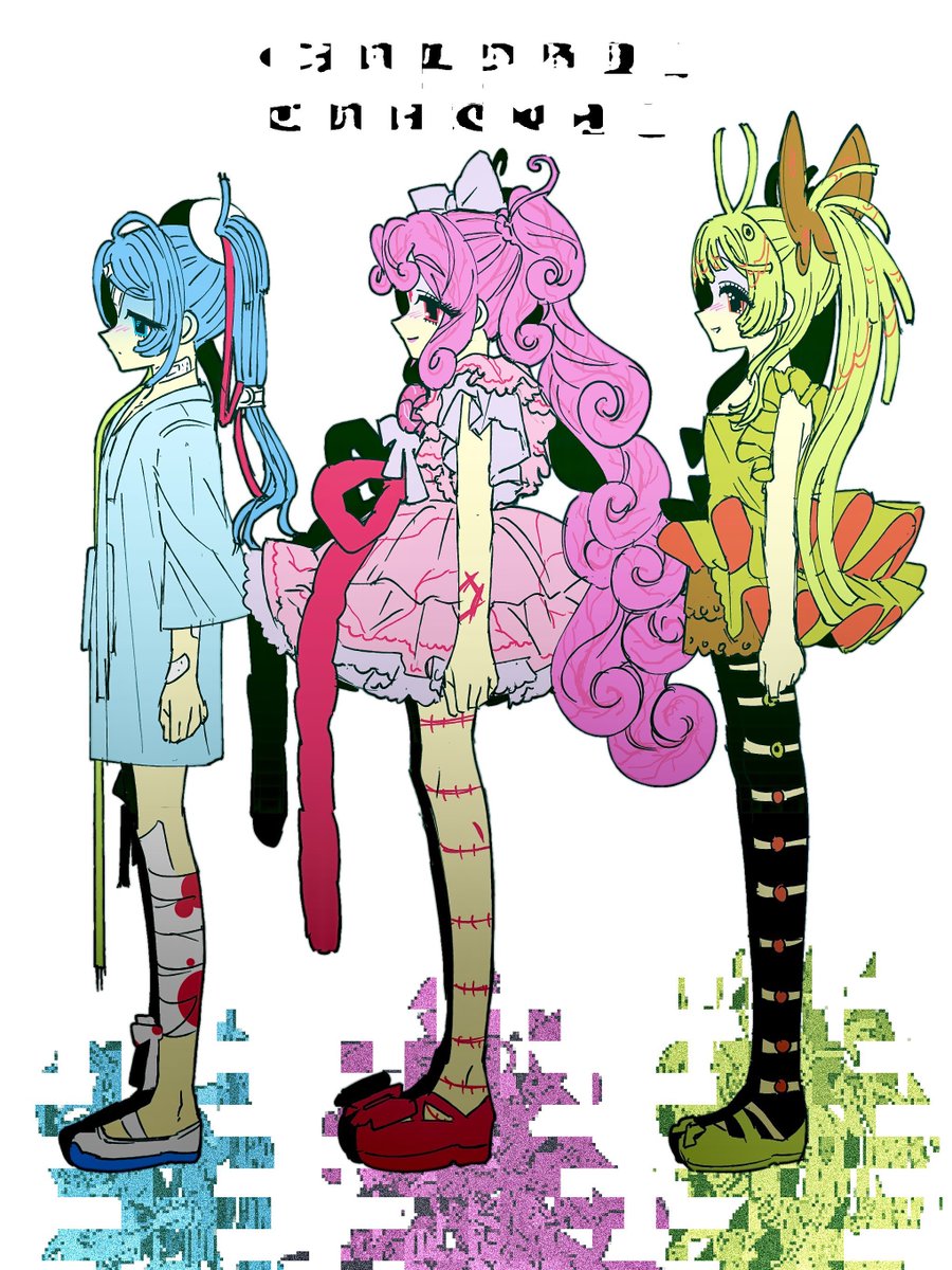 c0m1tan's tweet photo. cmlogyというoc三人娘がいます https://t.co/szoGVuKLX3