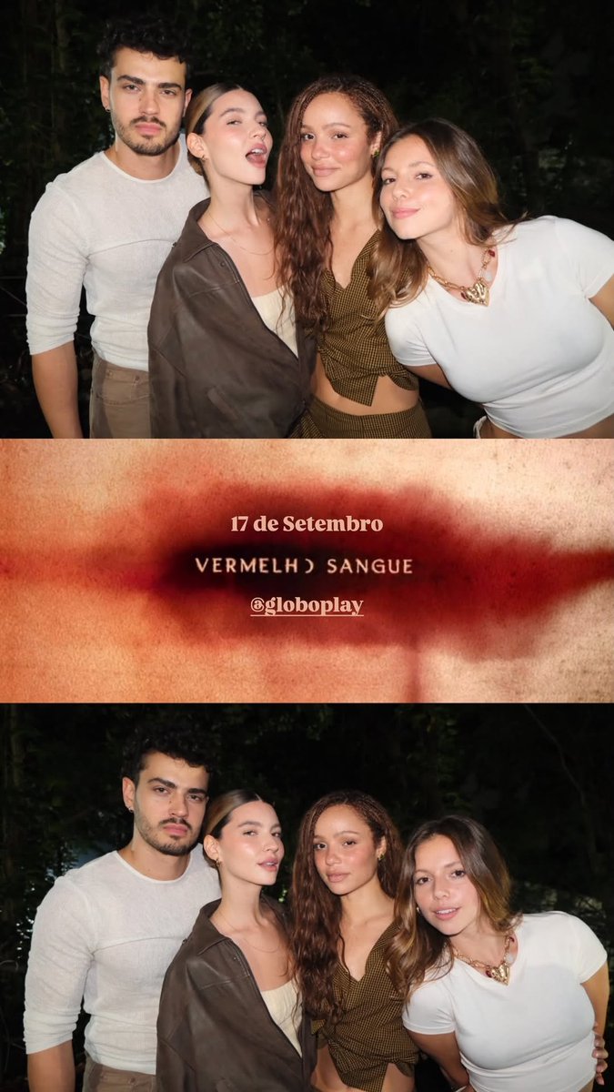 portalVSangue's tweet photo. Já salvaram a data? MUITO EM BREVE! 

📸| Pedro Alves e Laura Dutra via Instagram stories. https://t.co/JIDCousnAW