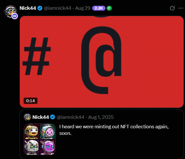 GuarEmperor's tweet photo. Watching alpha today

Project @Kokomojinft by @iamnick44

Supply: 3333
Mint date: TBA
Mint price: TBA

This artist good reputation and gonna launch nft soon 

prev project :

https://t.co/1lR5Ekmn38
ATH 4.19 ETH on 14 October 2024 (almost 2 years)

https://t.co/FLLnrVIZet
ATH 0.22 ETH 

Always Dyor and NFA