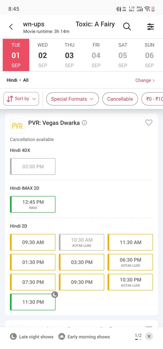 vinay20024's tweet photo. Toxic movie 
 
Delhi status 
Book now : only for tomorrow ( Tuesday) 
Everything getting sold ,just 149 price https://t.co/cP3FMUmxpS