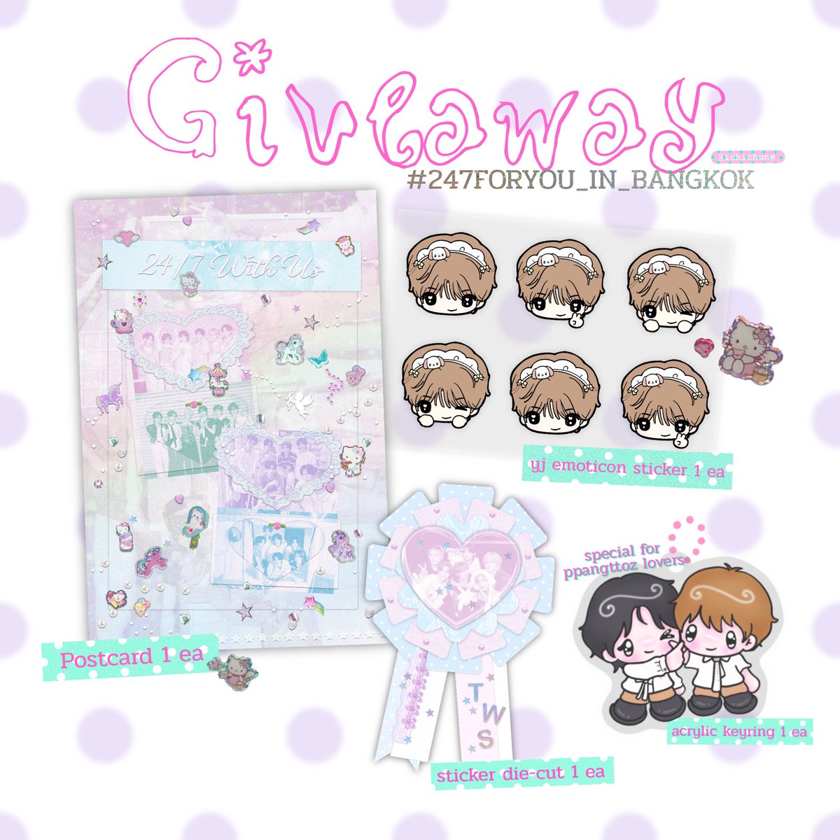 ichichune's tweet photo. ꒰ ⸝⸝ɞ̴̶̷ ·̮ ɞ̴̶̷⸝⸝꒱ pls kindly rt

giveaway for 투어스 콘서트 ♥︎

⏔⏔⏔⏔ ꒰ ♡ ꒱ ⏔⏔⏔⏔

⋆. 𐙚 ˚ 42 sets for 사이🪽
9月26日 | time : tba ˙˚ ᕱ⑅ᕱ ˚˙
* rt &amp; show this tweet *

#ซาอีแจกของ 
#247FORYOU_IN_BANGKOK https://t.co/2Q4iCwbsoB