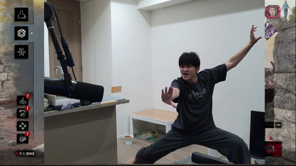 rokuko666's tweet photo. しょこのジャッジメントは強いけど、普通に光コントロール難しそう。
南中ソーランリクエストで、うろ覚えのへんてこなソーラン踊ってるのおもろい。途中バッキバキしょこになったの、あれ自分でも笑ってたやろ！

▼あっさりしょこ
「DbD/ジャッジメントの可能性を探る」
https://t.co/YPuhwlhODp https://t.co/sANg0664ko