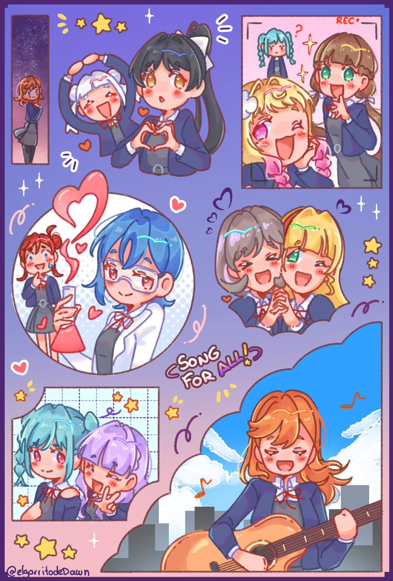 ElgorritodeDawn's tweet photo. Liella sticker sheet! 💫

#lovelive https://t.co/gIZQuApwAV
