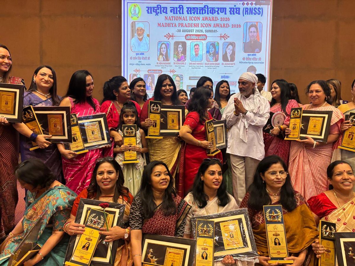 seema_wm's tweet photo. Heartfelt congratulations to all the inspiring women honoured alongside me. Thank you, RNSS, for this honour, warmth and beautiful experience. Keep believing. Keep creating. Keep going. #RNSS #PeoplesUniversityBhopal
#WomenWhoInspire #KeepGoing #NEP2020 #StorytellingCoach https://t.co/BvDBtP0KBk