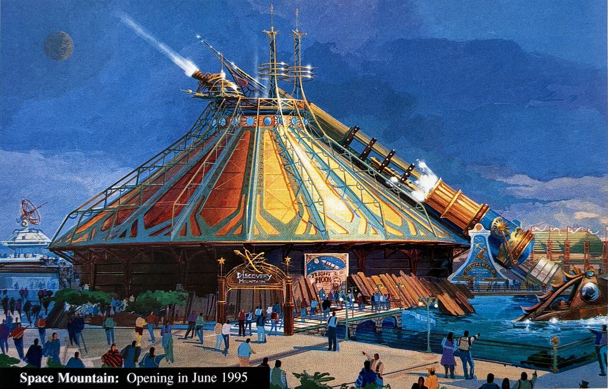 CafeFantasia's tweet photo. "In June 1995, Space Mountain opens in Discoveryland. This is definitely an experience not to be missed!"
#SpaceMountain #DisneylandParis https://t.co/Opln99Uiv1