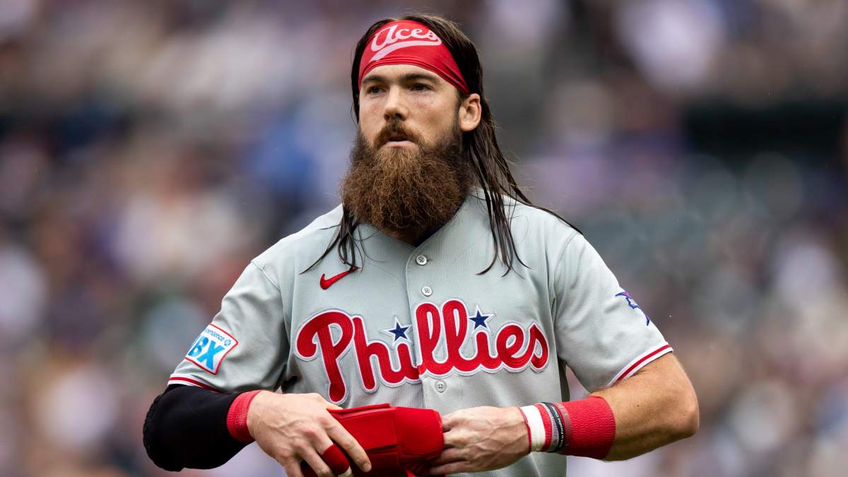 PhilsTailgate's tweet photo. Brandon Marsh this season:

March-June
300 AB | 95 H | 15 2B | 14 HR | 45 RBI
.317/.348/.520 | .868 OPS

July-August
168 AB | 33 H | 3 2B | 3 HR | 12 RBI
.196/.273/.268 | .541 OPS https://t.co/VJaehlVN3j