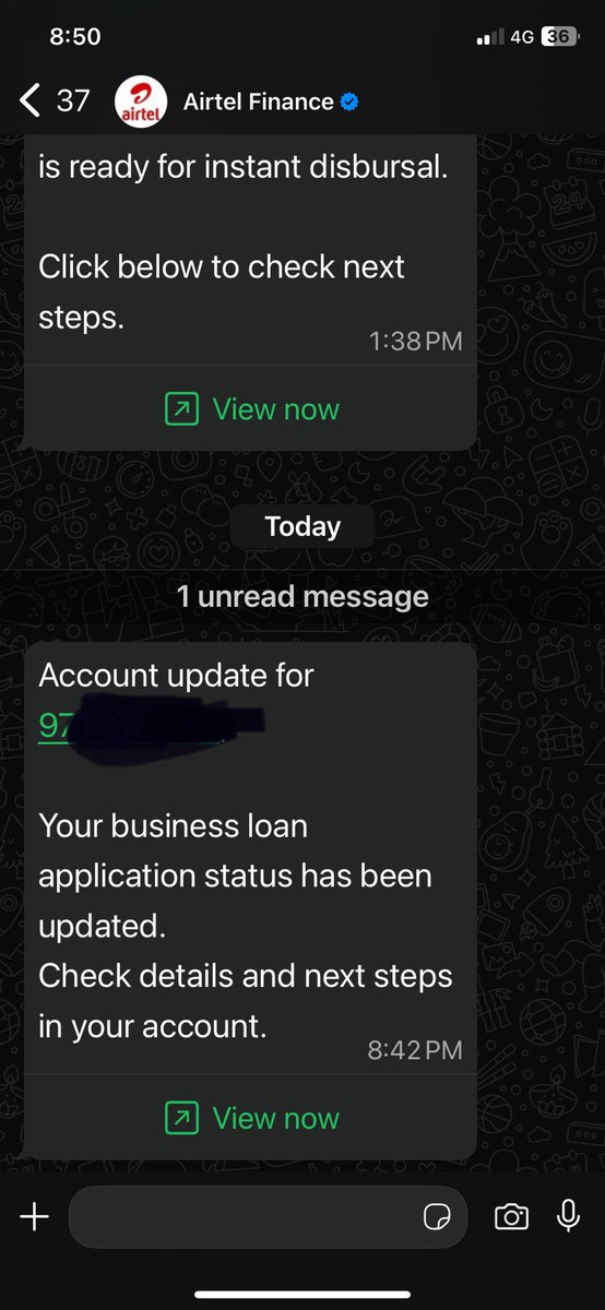 SanjayAggrawaal's tweet photo. @airtelbank @TRAI @RBI why this kind of misleading WhatsApp message sent to me. I had never applied for any kind of loan from #airtelpaymentbank . This is allow to fraud with innocent customer .. #rbi should take a not on that #trai also need to check with policies https://t.co/q1N9aCjdkS