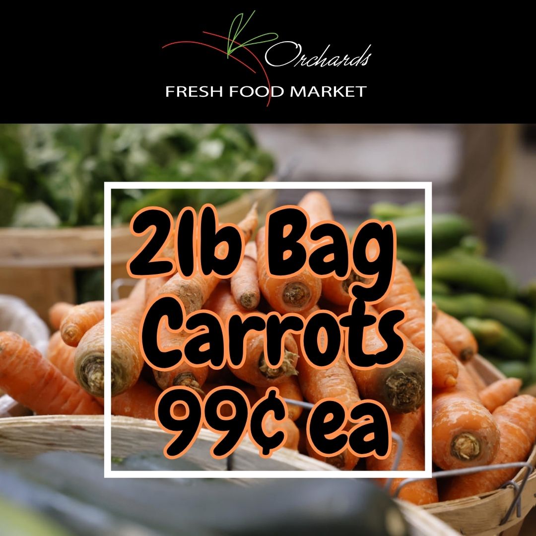 OrchardsFF's tweet photo. Produce Features! Until Thursday September 3rd, 2026 or While Supplies Last!
Watermelon Slices 99¢/lb
2lb Bag Carrots 99¢ each
Ontario Peaches & Cream Corn 99¢ each
2lb Bag Onions 99¢ each
#producemarket #Features #corn #watermelon #onlyatorchards #wherefreshcomesfrom https://t.co/f5QMZ9pFuK