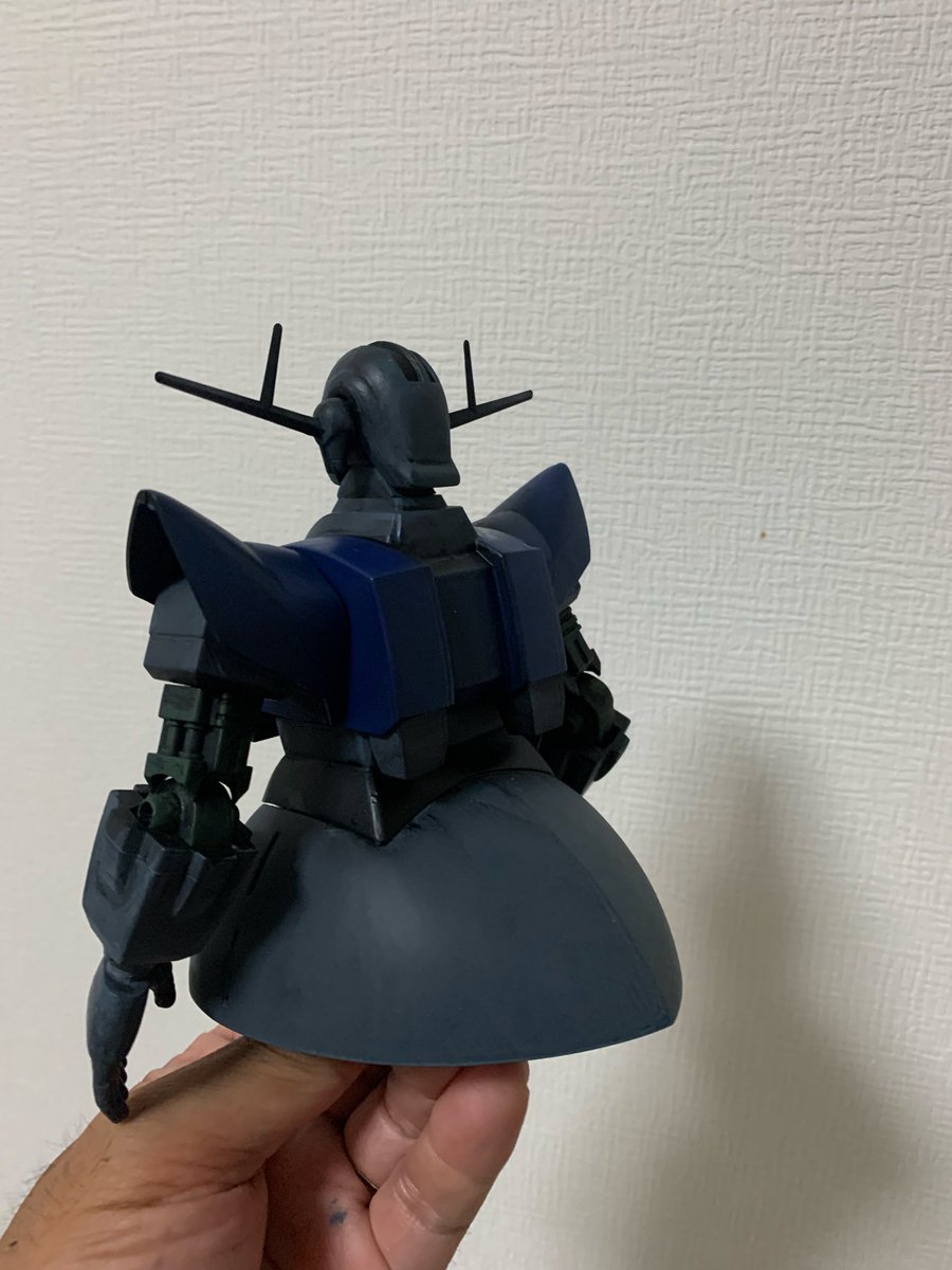 Id87Nm's tweet photo. #ジオング1ヶ月戦記完成 
あ〜今回も間に合いませんでした〜
青いとこまだ乾いてません。　

でも楽しかった〜またよろしくお願いします。 https://t.co/GyvDZqN7zb