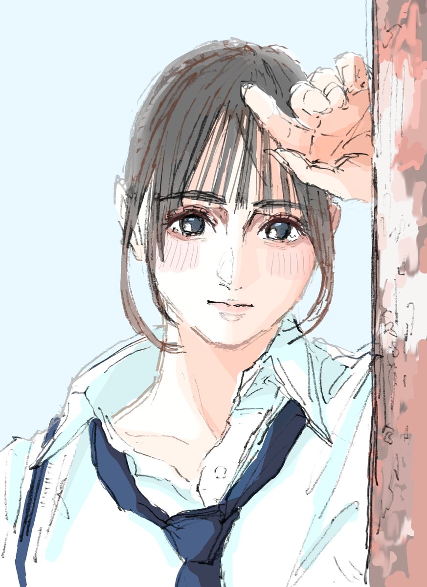 hello_katsuo's tweet photo. 夏
#蟹沢萌子 
#のいみーのいらすと 
#k2odc https://t.co/fklzU5fixm