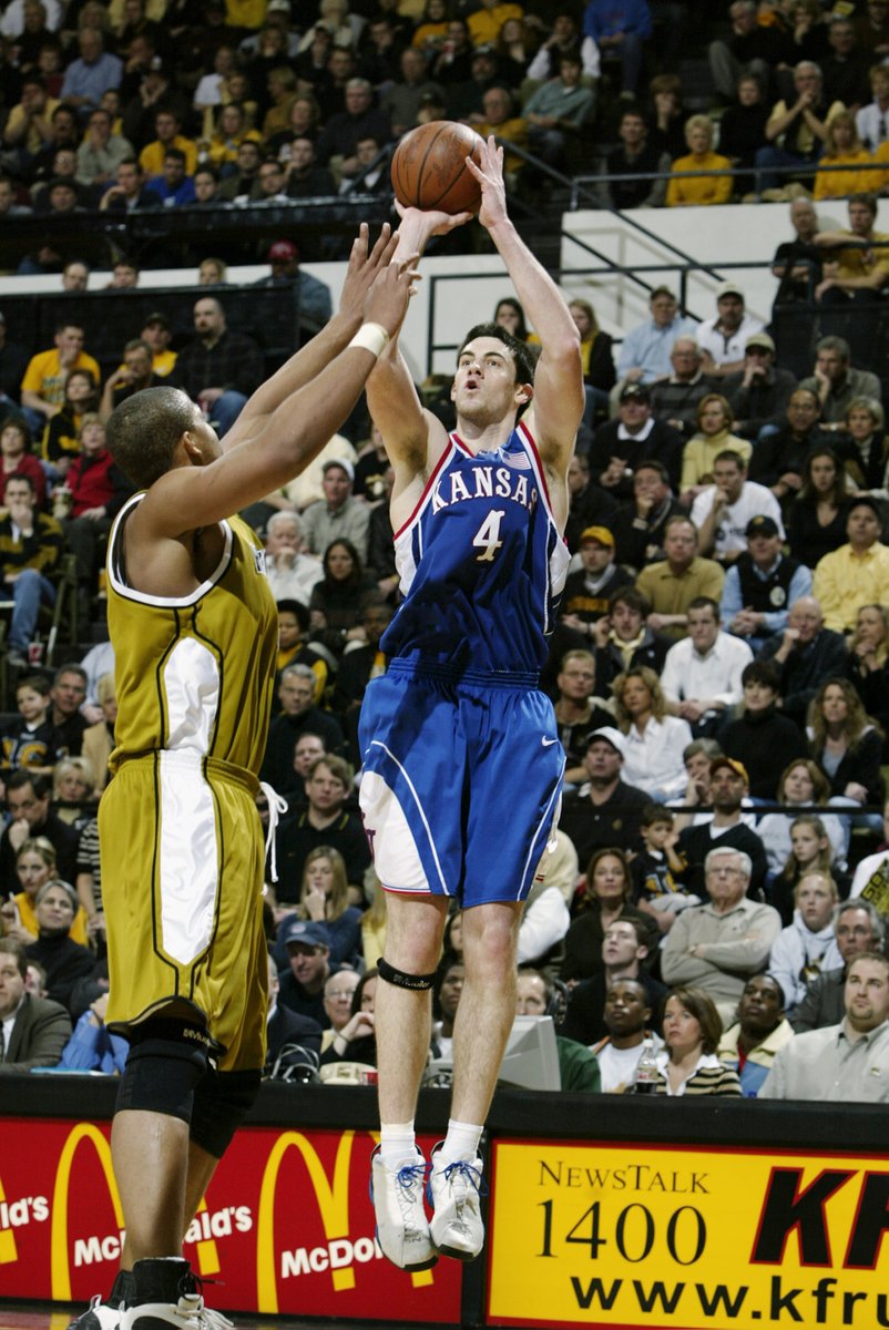 SLAMonline's tweet photo. "When you wear the Kansas uniform, you realize you are just borrowing it for a while. There were 100 years of Kansas Basketball before I got there. There was a long list of great players who were there before me, and there would be many to follow." - Guest editor Nick Collison https://t.co/MDNs7vbGhn