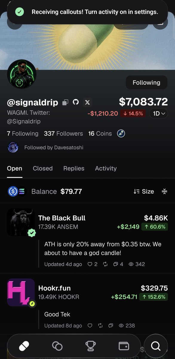 aetheralpha_'s tweet photo. @Signaldrip All done. 
Bless me king
Pumpfun username: aetheralpha_ https://t.co/hA3z0lKzhy