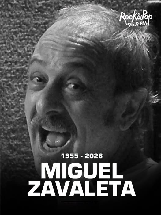 fmrockandpop's tweet photo. [#AHORA]

🖤 Murió Miguel Zavaleta
El cantante y líder de Suéter, una de las bandas fundamentales de la escena del rock argentino de los 80, falleció a los 71 años. 
Su voz y sus canciones quedarán para siempre en la historia de nuestra música.
Desde Rock & Pop acompañamos a su familia, amigos y seres queridos en este doloroso momento.
Gracias por la música, Miguel.