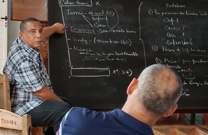 PabloGVega2kvy's tweet photo. Encuentro de trabajo con Yoel Pérez García, donde realizamos un análisis prospectivo de las potencialidades de Maisí. Nos enfocamos en las acciones concretas que podemos articular para potenciar las transformaciones económicas y sociales en el municipio. Seguimos trazando caminos https://t.co/EBaMpF1SF0