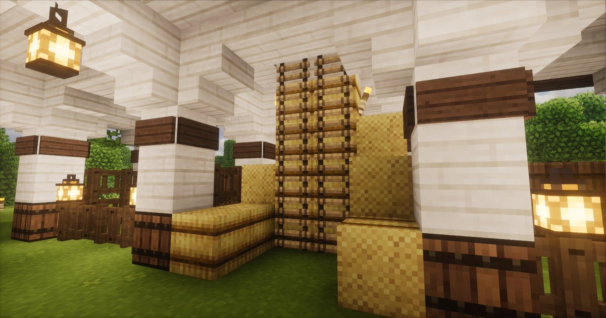 mico__craft's tweet photo. 【農業と料理を楽しむ、小さな��暮らし。】
森の中に小さな牧場を作りました🐑🌿 

まだ動物さんたちは入っていないので、 次は牧場に暮らしてくれる 動物さんたちを探しに行ってきます🐄🐑🐖 

どんな子たちを迎えようかな…🤍 

#マイクラ #Minecraft #マイクラ建築 https://t.co/JiDxT2aIOs