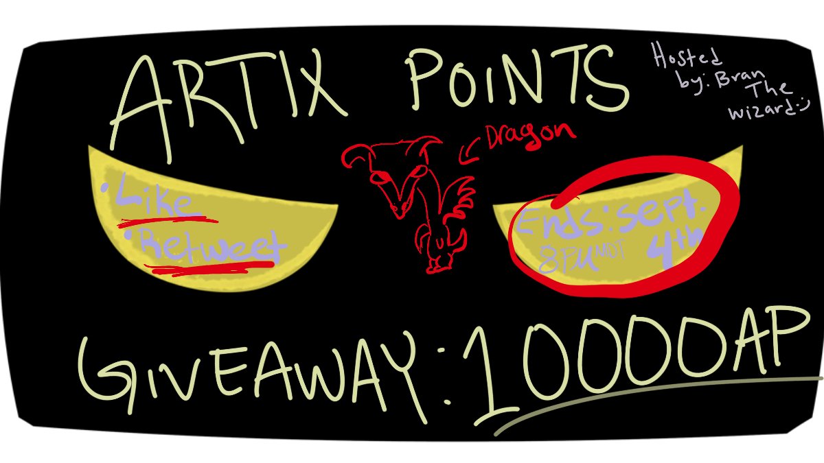 BranTheWizard's tweet photo. GIVEAWAY: 1 winner gets 10k AP Gift Cert for Artix Entertainment!
| - like | - retweet |
and that's it!:) 
This giveaway ends on Sept 4th at 8PM MDT!
Battle on! https://t.co/acmdylRmPQ