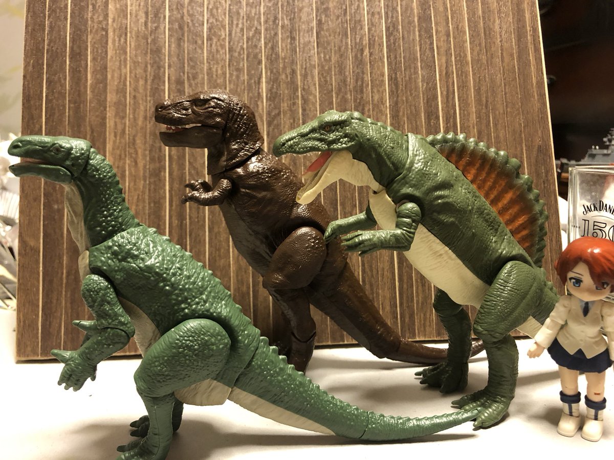 F7hAx's tweet photo. #今月作ったプラモ晒そうぜ
プラノサウルス始めた。(全部素組)
8/1にイグアノドン作ってから気づいたら5体になってた。今月度はかなりキツイから今禁酒中😺 https://t.co/EIY8MZ8ixd