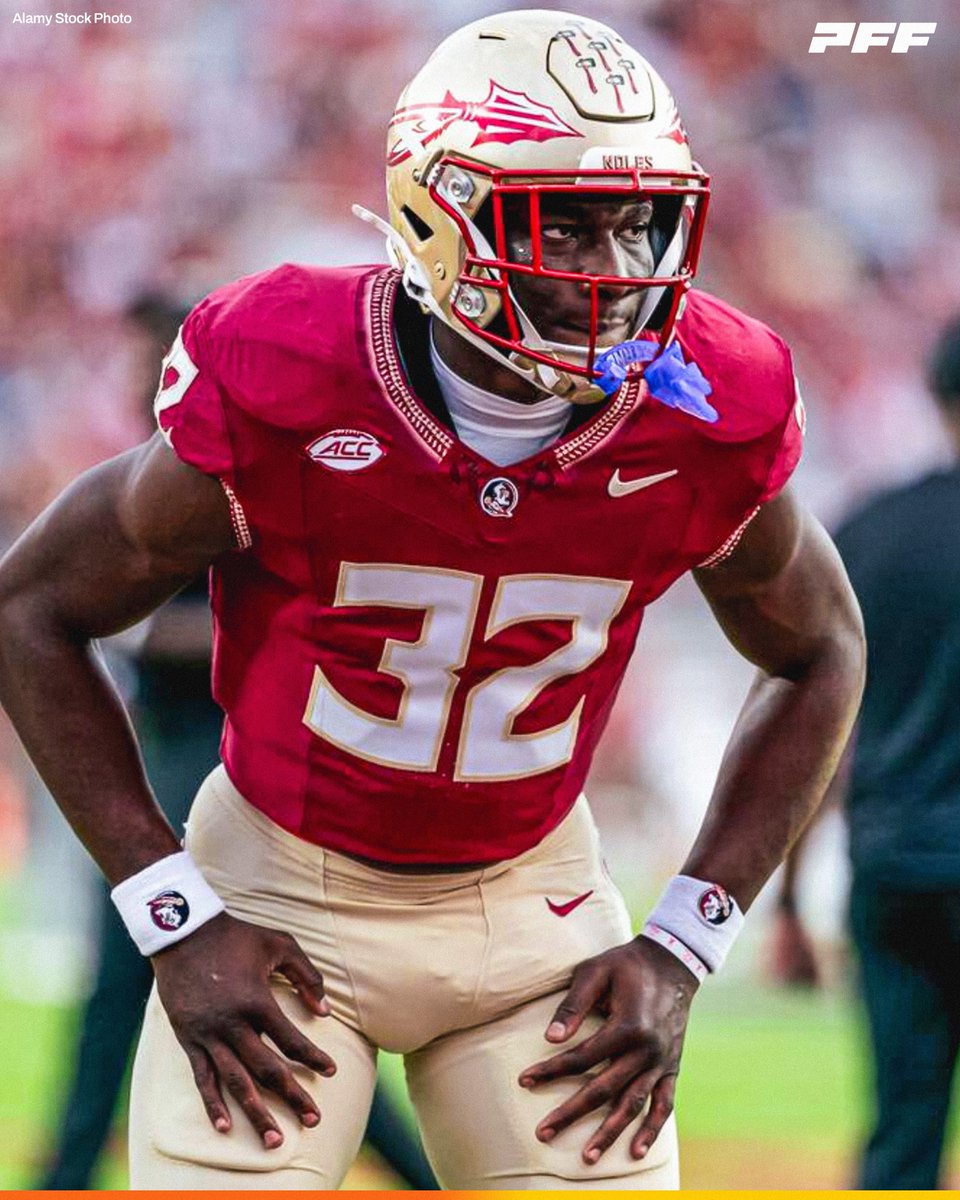 PFF_College's tweet photo. Highest Graded Running Back from Week 0:

🏹 Ousmane Kromah, Florida State: 90.6

@FSUFootball https://t.co/VhRiqgmbOC