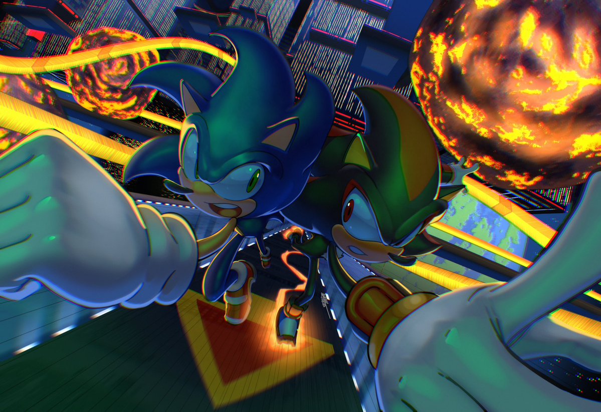 TigheSammy's tweet photo. Sonic Adventure 2 🔵🔴 https://t.co/9Z5INSdxmv