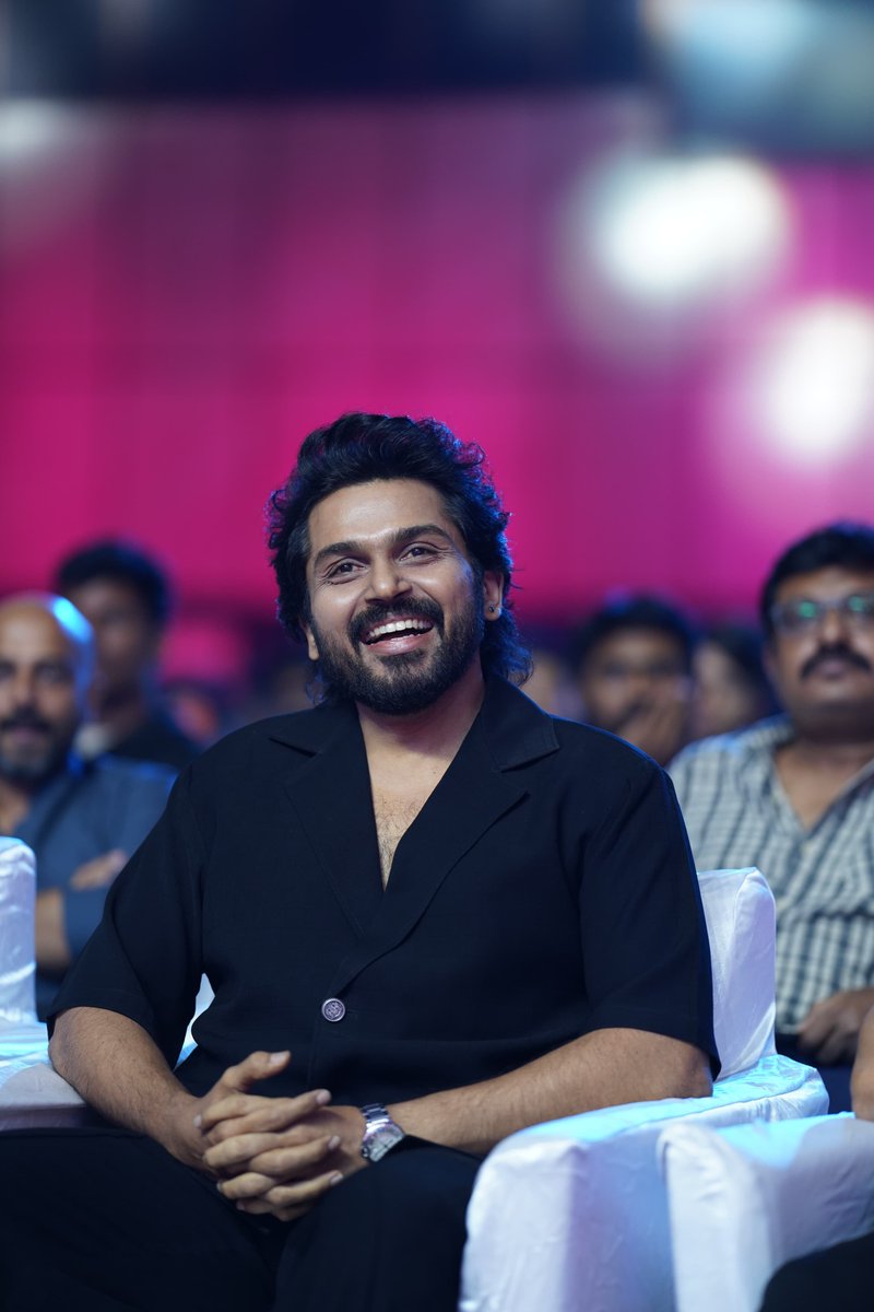 rameshlaus's tweet photo. The ONE #Suriya &amp; #Karthi from #Sardar2Launch https://t.co/kd2dbMJr45
