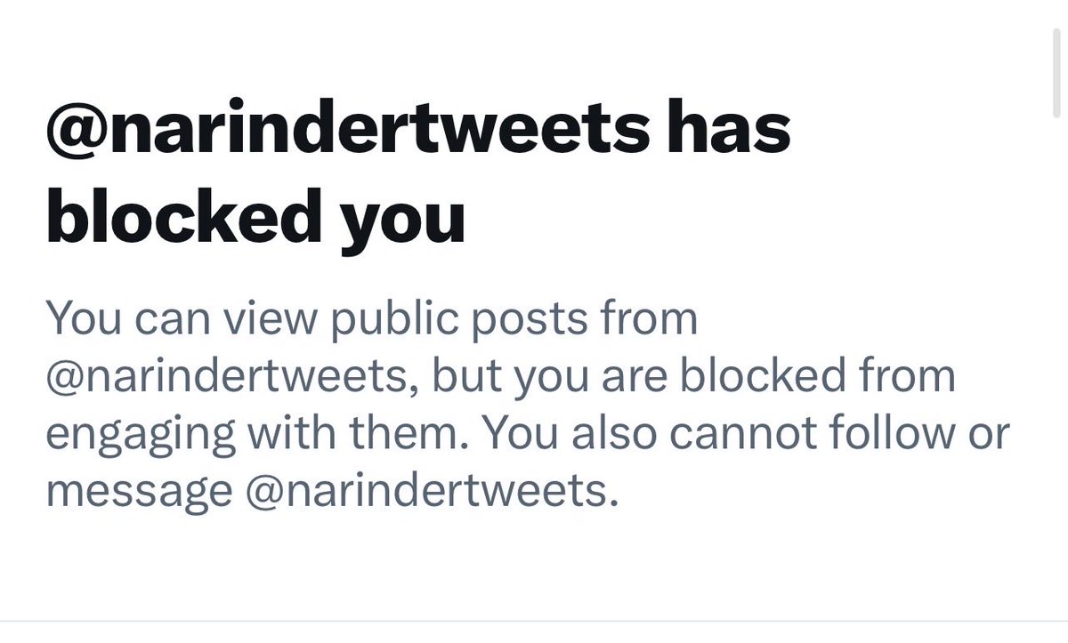 TAFFMUN's tweet photo. Since Narinder Grifter blocked me, all tweets on my timeline referencing racism have dried up. Strange that https://t.co/nluBXFOmvT