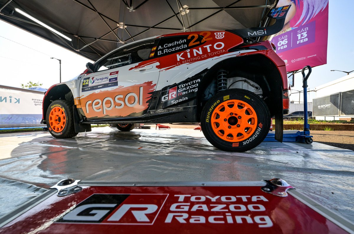 TGR_Spain's tweet photo. 🏁 Alejandro Cachón y Borja Rozada querían mucho más de este fin de semana en el Rally de Paraguay, pero lamentablemente las cosas no salieron como esperaban. 🚗💨

Hora de prepararse para la próxima cita y seguir peleando por un gran resultado final tanto en #WRC2 como en WRC2 Challenger.

Toda la INFO ➡️ https://t.co/hohJbUICFQ 

#ToyotaGAZOORacing #MSiRacingTeam #Repsol