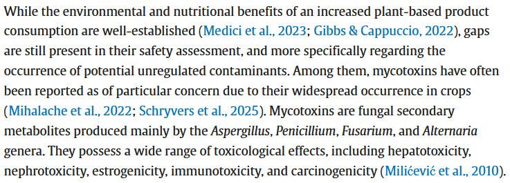 Jimmy78591's tweet photo. @EvaneAnna @deSunShineBand Mycotoxinen zitten in de grondstoffen, zijn onafhankelijk van de bereiding. "due to their widespread occurrence in crops". https://t.co/imTjiCNqgA