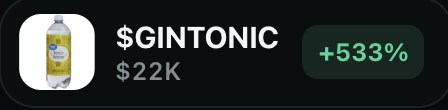 Ralleroedvin's tweet photo. boom $GINTONIC

@BANGERdotmeme https://t.co/AsWTccJgRs