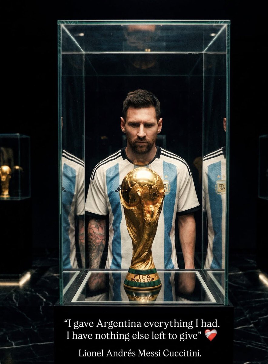 newton_mmi's tweet photo. greatest football player to ever walk the earth!! thank you for everything lionel messi!🐐🐐🐐🤲🏽❤️ https://t.co/nYCQ6JpFLd