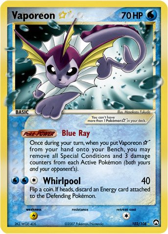 PokeCardStop's tweet photo. In light of Pokémon announcing the return of Star Pokémon, I thought this would be a good time to revisit the original Gold Star Pokémon cards.

Gold Star Pokémon were first released in the 2004 Japanese set, Rocket Gang Strikes Back. This would later be translated to the English set, ex Team Rocket Returns. This set showed off all three Hoenn Starters as Gold Star cards.

Gold Star cards featured shiny variants of the depicted Pokémon. Other than the ‘shining’ cards from the neo series, these were the first shiny Pokémon cards featured in the TCG.

All of these cards are illustrated by the incredibly talented Masakazu Fukuda. Because of this, we can see an obviously similar theme and style that the Gold Star cards have, even spread across the multiple sets they were released in. 

Additionally, Gold Star cards include some of the very first instances of Pokémon artwork expanding past their art box. In some ways, these are the very first renditions of Pokémon experimenting with larger artworks across cards.

In 2021, Gold Star cards made their reappearance to the TCG after nearly 15 years with the rerelease of the Umbreon Gold Star card for the 25th anniversary set, Celebrations. Additionally, this set included a brand new Greninja Gold Star card as the black star promo! This was, once again, illustrated by Masakazu Fukuda.

Now, do I think the ex Star variant will be like the Gold Stars? No probably not. It’ll likely be a new mechanic for the TCG similar to the VStar mechanic.

But, I’ll take any opportunity to talk about cool vintage Pokémon cards, so here we are ✨