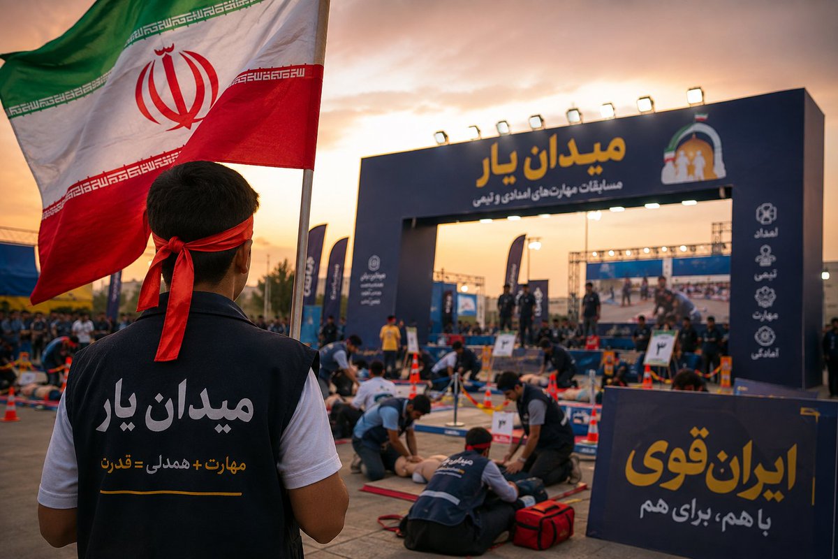 hadisjalalvand's tweet photo. ما نسل تماشاچی نیستیم؛ نسل میدانیم.
«میدان‌یار» یعنی کنار هم یاد بگیریم، آماده باشیم و نشان بدهیم قدرت ایران از دل مردمش می‌جوشد.
#میدان_یار https://t.co/zDoBm6cy1G