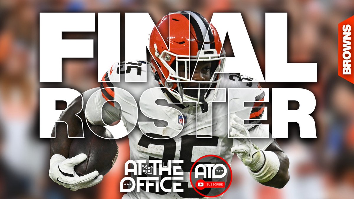 TheOfficeCLE's tweet photo. The #Browns 53-man roster is here, but how long will it remain in its current state?: 

https://t.co/vHyq7yPdSW https://t.co/lVU6ZmnlJa