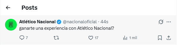 cuartas15's tweet photo. Y sigue @nacionaloficial con su piropiadera (?) https://t.co/EQxjcz5FTO