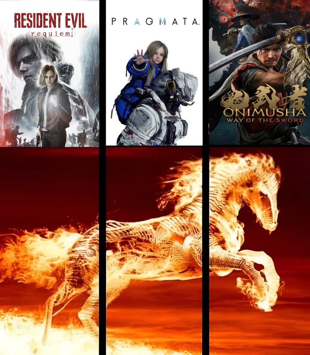 mexican8gamer's tweet photo. Estaremos ante uno de los mejores años de la historia de Capcom: tenemos Resident Evil Requiem, Pragmata (nueva IP), la vuelta de Onimusha

Ya solo falta revivan la saga Dino Crisis 🫡 https://t.co/FLxQhz3Bb3