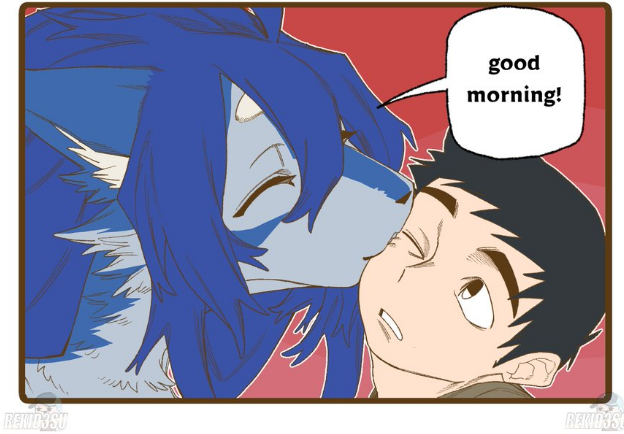 ScrapnellR's tweet photo. @REKID3SU This is absolutely adorable, but why does it look like she's taking a bite out of him lmao? https://t.co/L323bicQ8A