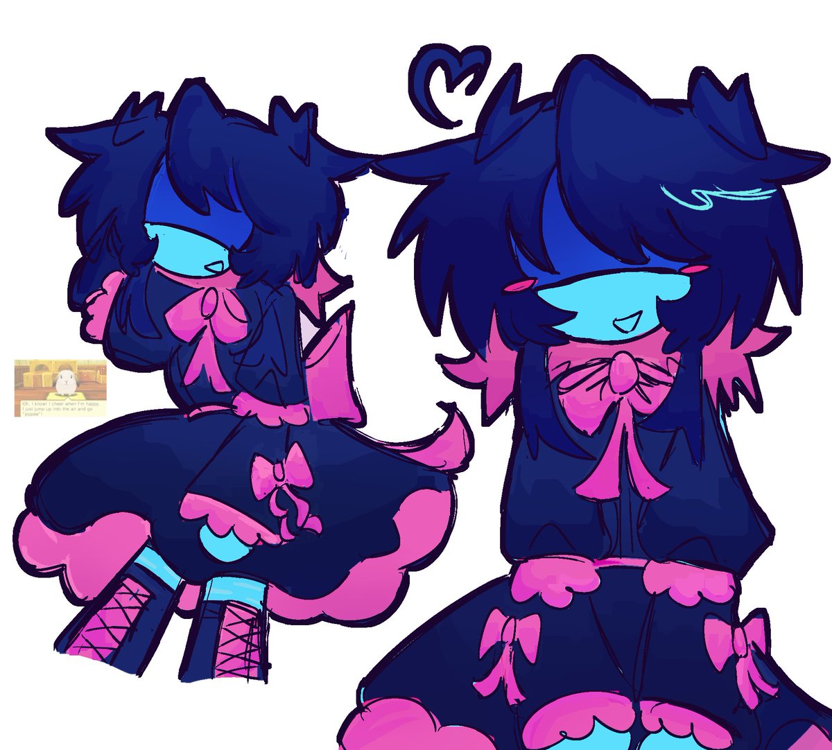 thrownoffstage's tweet photo. my moeling #deltarune https://t.co/s6M4281vzv