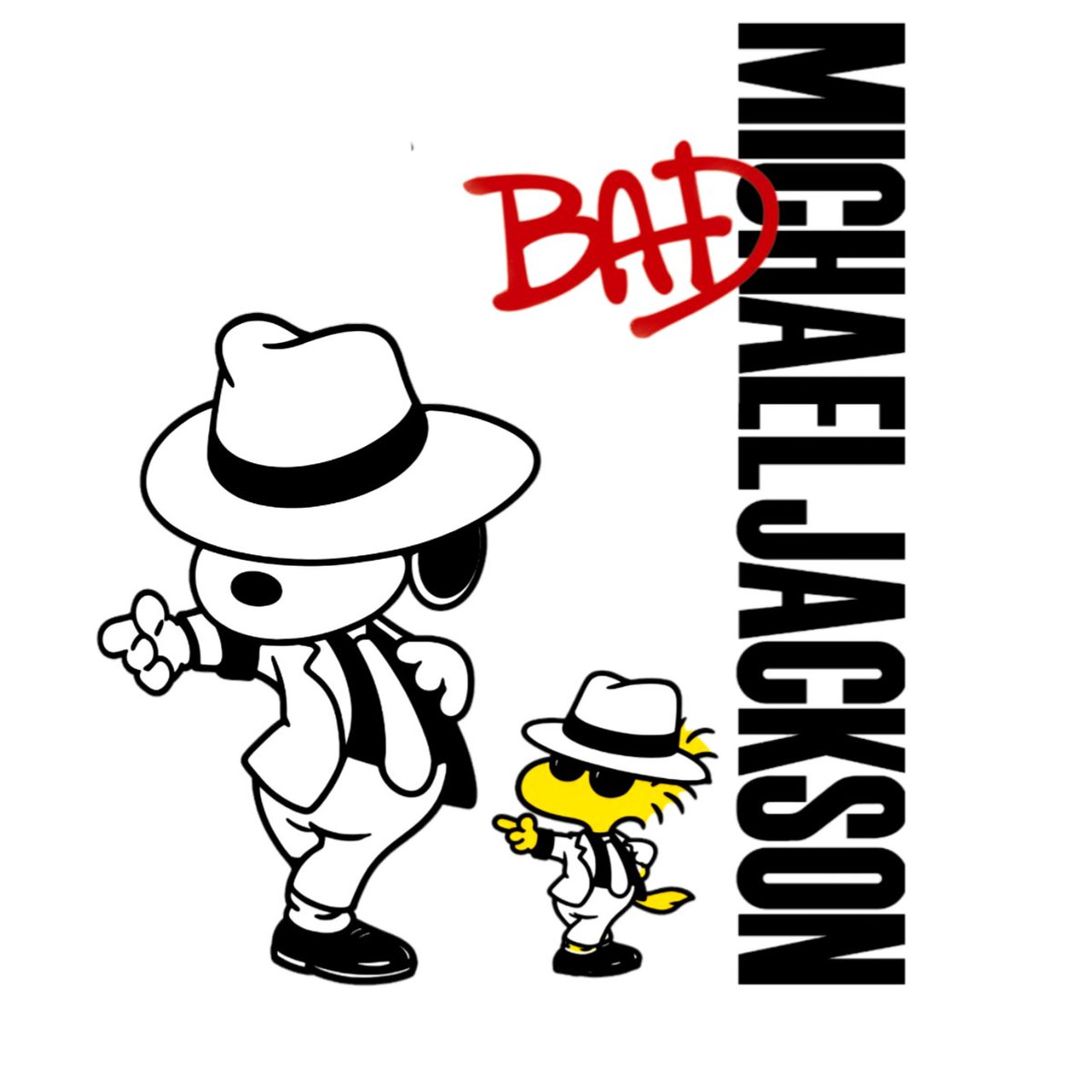 snoopyb047's tweet photo. Snoopy Michael jackson "Bad" https://t.co/UreYx8AP3A