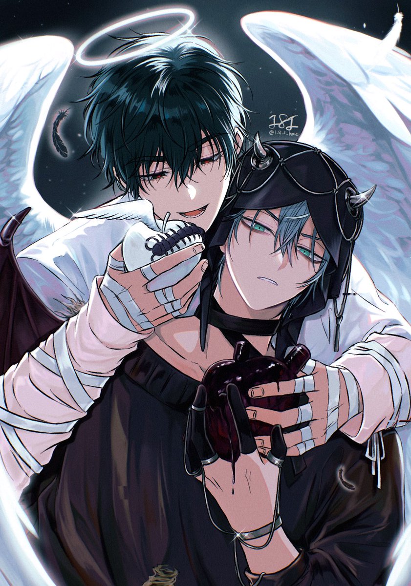 1_8_1_bone's tweet photo. Angel Ivan &amp; Demon Till 😇😈

#ALNSTㅤㅤㅤㅤㅤㅤㅤㅤㅤㅤㅤ 
#ivantillㅤㅤㅤㅤㅤㅤ https://t.co/4JHPjLJWKR