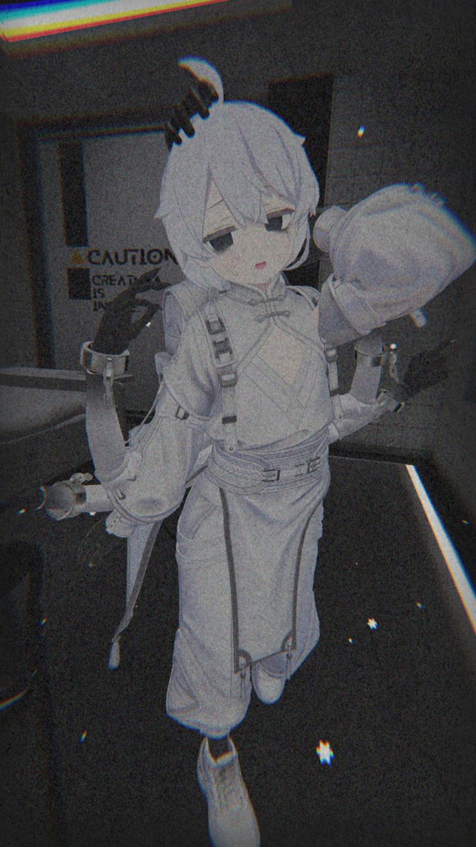 AGod_VRC's tweet photo. 【Creatura紹介】

グレイシャ

体内で常に冷却反応が発生している為、
彼に近付くほど強い冷気の影響を受けてしまう。
接触すると凍傷は免れない故
彼を担当する被験者は接触は必ず避けるように。

#VRCイベント #ArtificialGod_VRC https://t.co/3c4mOc44d0