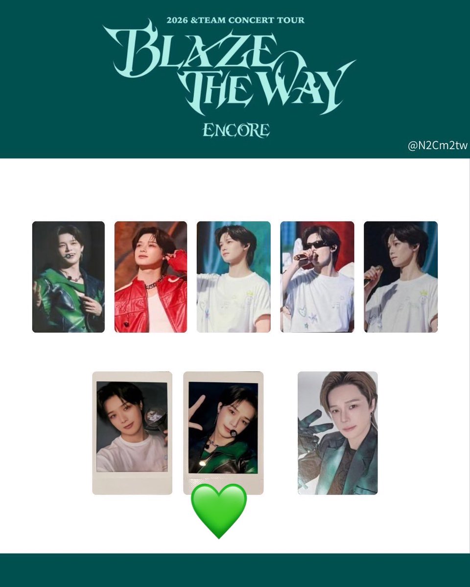s_s_p___'s tweet photo. &amp;TEAM BLAZE THE WAY BTW ENCORE 縁DAY チェキ 交換

【譲】JO NICHOLAS FUMA

【求】💖HARUA 2枚＞💚K(友人分)

9/5、9/6ベルーナドーム手渡し
纏めて交換してくださる方優先させていただきます。
お気軽にお声かけください。

#andTEAM交換　#andTEAM_交換 https://t.co/zzJcrpFEgq
