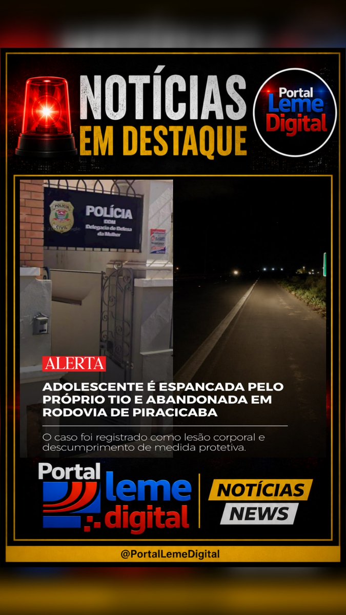 DeivideTvg's tweet photo. Uma adol3scente de 16 anos foi agr3dida e abandonada às margens da Rodovia SP-127 após sair de uma festa com o próprio tio, em Saltinho neste sábado. Segundo a Guarda Civil, durante o trajeto, o homem teria dado uma cotovelada e um soco no rosto da jovem https://t.co/bqixazBat7